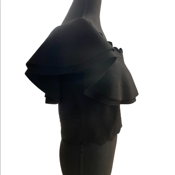 💯 Endless Rose Black ruffle detail top - Picture 4 of 7